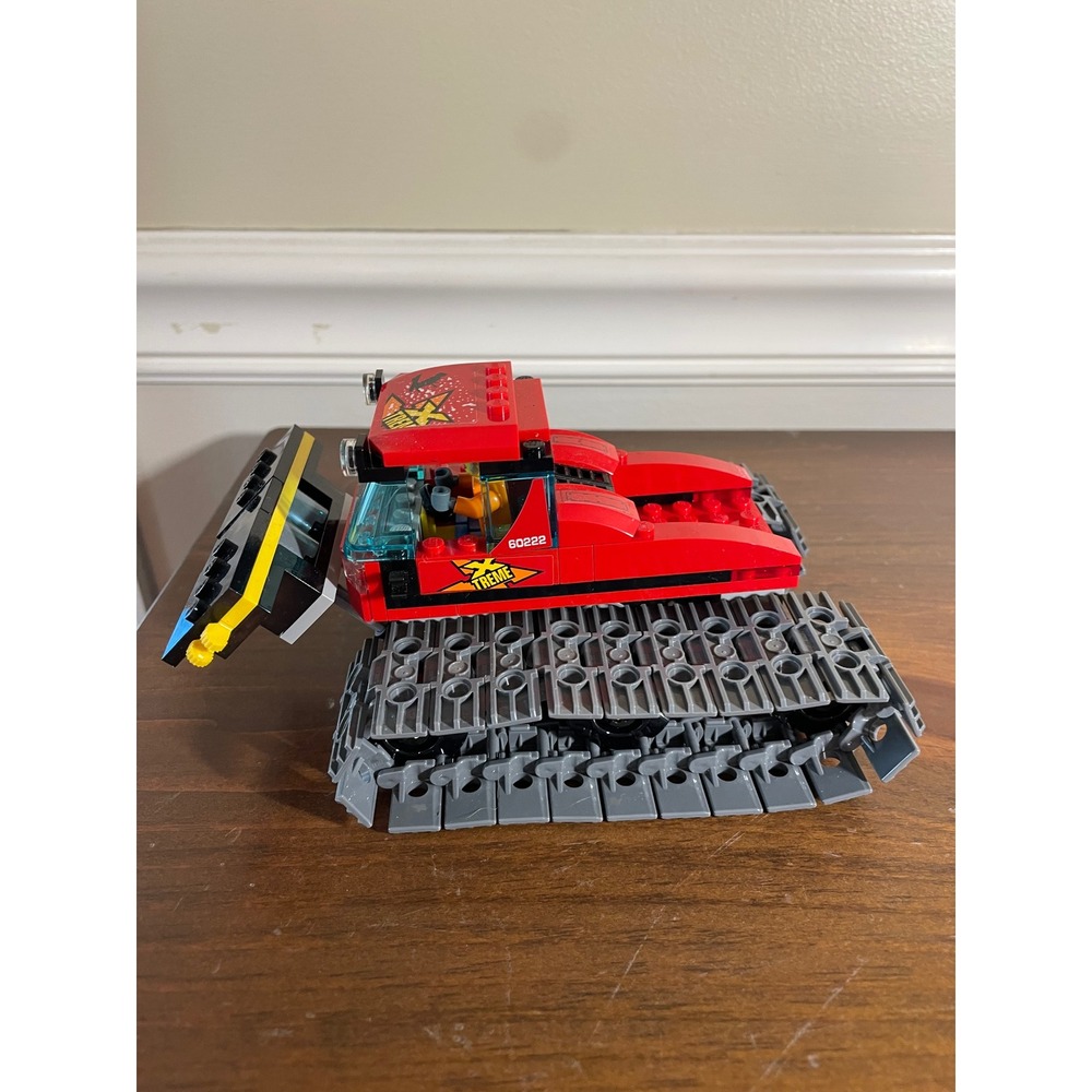 LEGO City Snow Groomer 60222 Red Winter Vehicle with Minifigure Driver